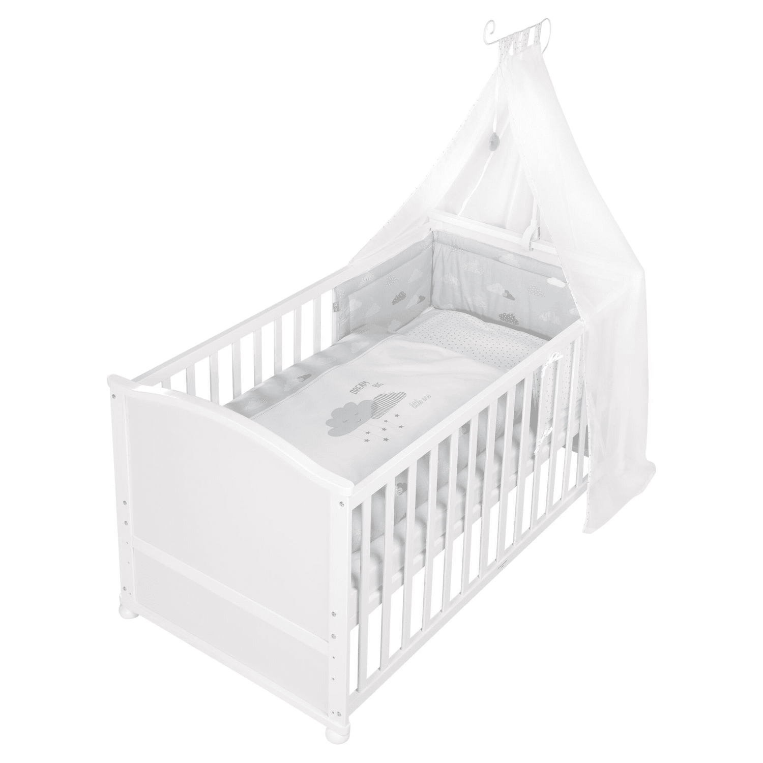 B-Ware Roba Komplettbett Dream Big Kinderbett Gitterbett Juniorbett Schutzgitter 70x140 B-Ware Roba Komplettbett Dream Big Kinderbett Gitterbett Juniorbett Schutzgitter 70x140 von Roba