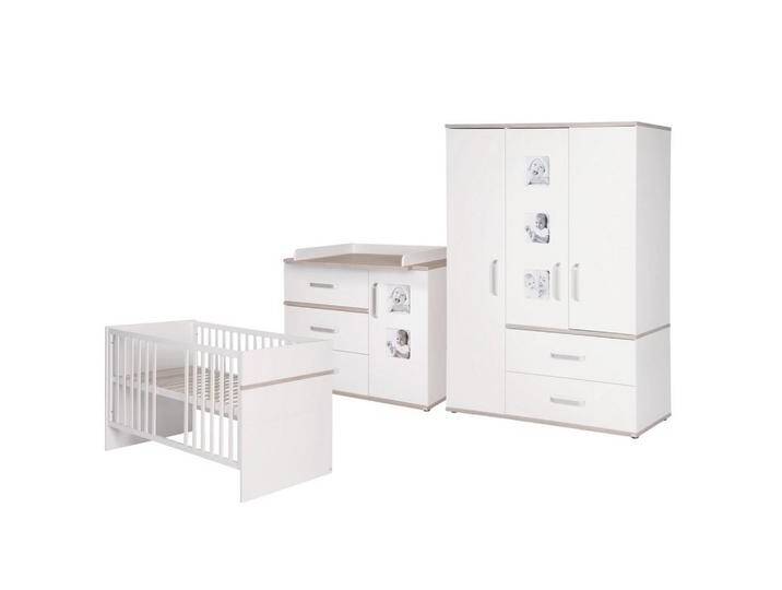 Roba BABYZIMMER-SET, Weiß, 76x81x142.5 cm, Blauer Engel, Babymöbel, Babyzimmer-Sets von Roba