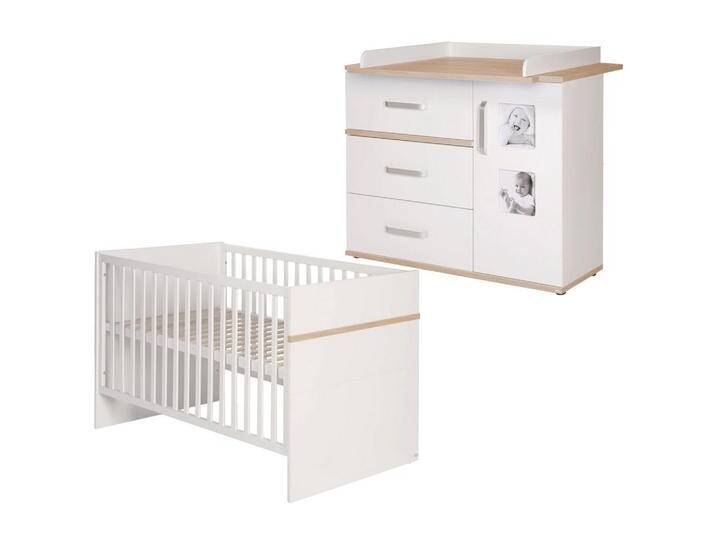 Roba BABYZIMMER-SET, Weiß, 76x81x142.5 cm, Blauer Engel, Babymöbel, Babyzimmer-Sets von Roba