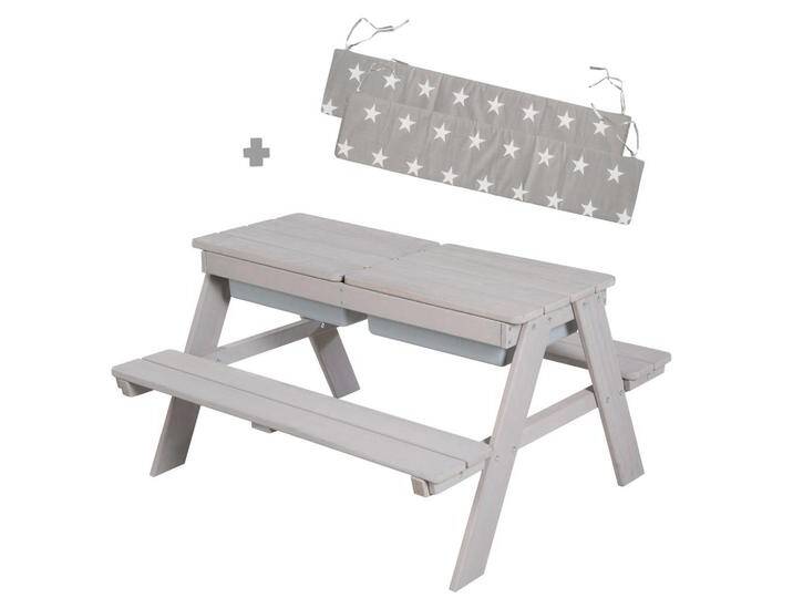 Roba KINDERSITZGARNITUR, Hellgrau, Holz, Stern/Sternzeichen, 4-Sitzer, rechteckig,Rechteckig, Gartenmöbel, Kinder-Gartenmöbel Roba KINDERSITZGARNITUR, Hellgrau, Holz, Stern/Sternzeichen, 4-Sitzer, rechteckig,Rechteckig, Gartenmöbel, Kinder-Gartenmöbel von Roba