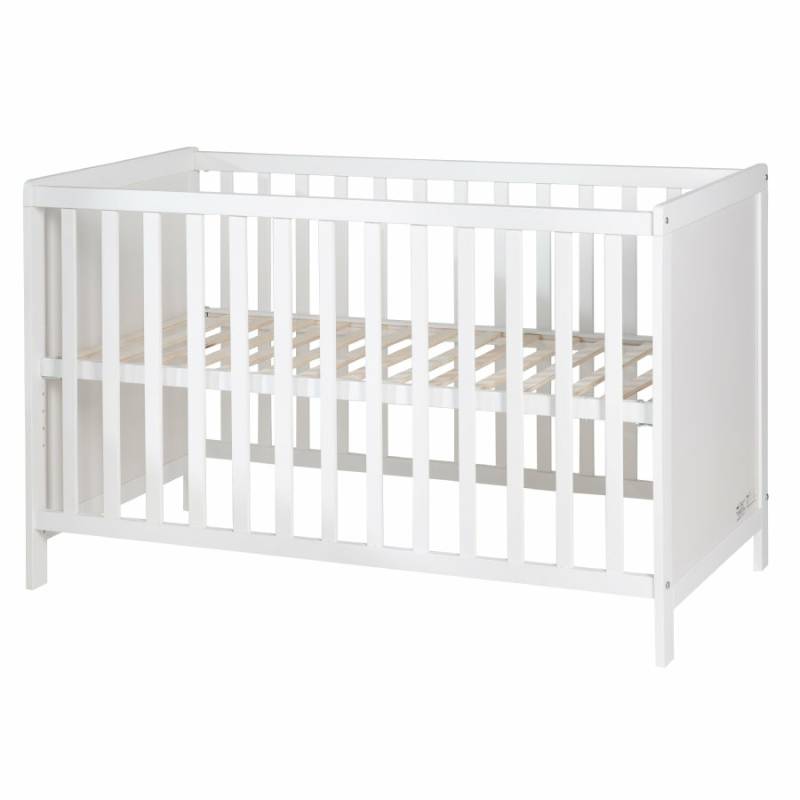 Roba Kinderbett Hamburg Beistellbett Gitterbett Babybett Höhenverstellbar Weiß  B-Ware von Roba