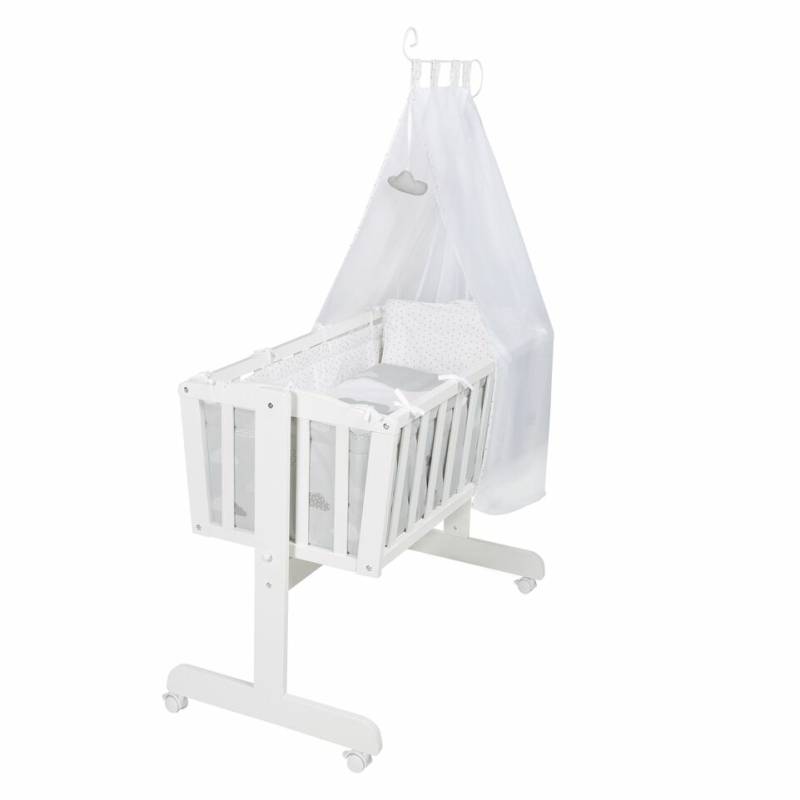 B-Ware Roba Komplettwiege Dream Big Krippe Babybett Gitterbett Kinderbett Bett B-Ware Roba Komplettwiege Dream Big Krippe Babybett Gitterbett Kinderbett Bett von Roba