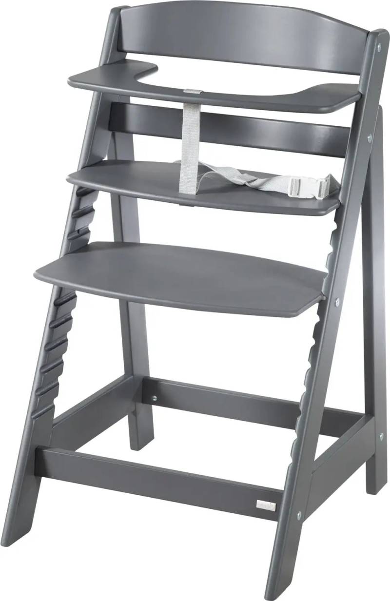 Roba Sit Up Flex Treppenhochstuhl Kinderstuhl Hochstuhl Holz Anthrazit Grau B-Ware von Roba