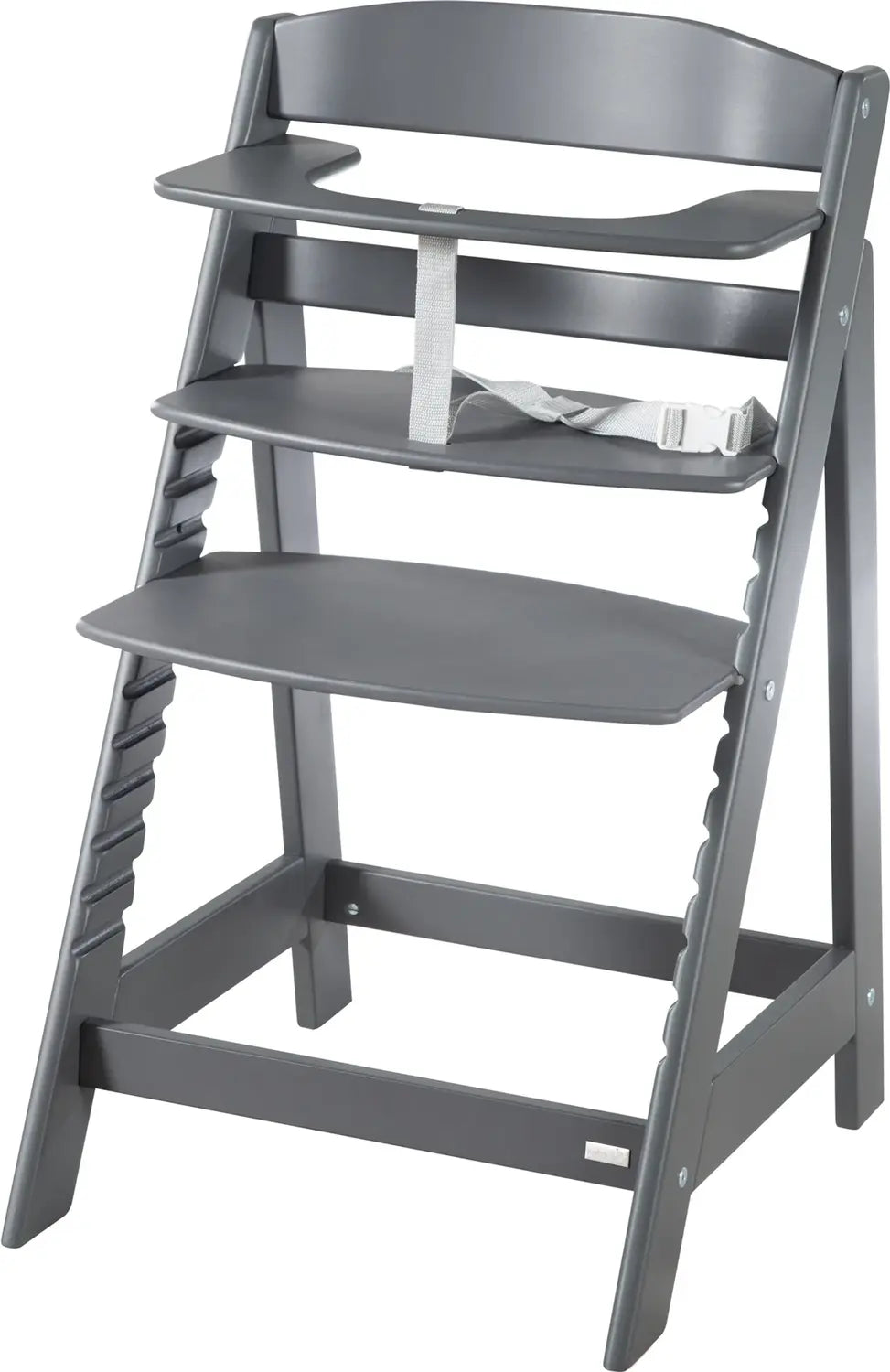 Roba Sit Up Flex Treppenhochstuhl Kinderstuhl Hochstuhl Holz Anthrazit Grau B-Ware von Roba