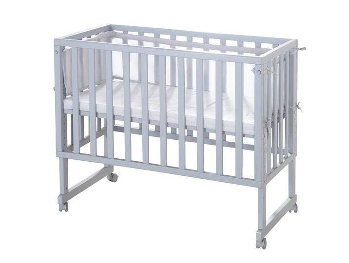 Stuben- & Beistellbett 'roba Style' 3 in 1 in taupe inkl. Matratze & Nestchen von Roba