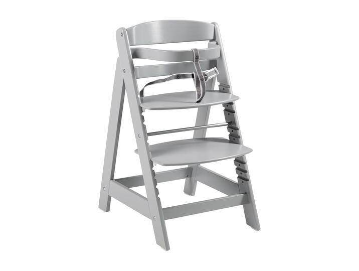 Treppenhochstuhl 'Sit Up Click', mitwachsend, innovativer Klickverschluss, Holz, taupefarben von Roba