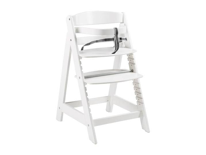 Treppenhochstuhl 'Sit Up Click', mitwachsend, innovativer Klickverschluss, Holz, weiß von Roba