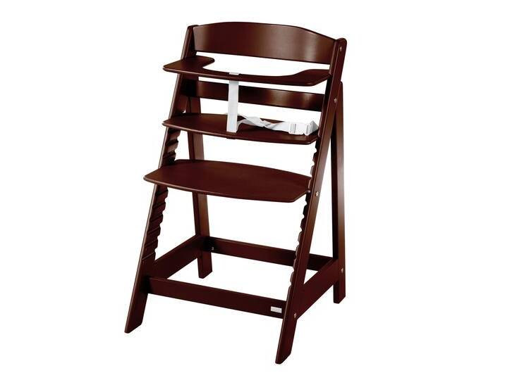 Treppenhochstuhl 'Sit Up Flex', mitwachsend bis zum Jugendstuhl, Holz braun gebeizt von Roba