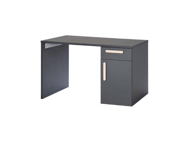 roba® Kinderschreibtisch Jara /Clara, spiegelverkehrt aufbaubar, schwarz, Jara, anthrazit von Roba