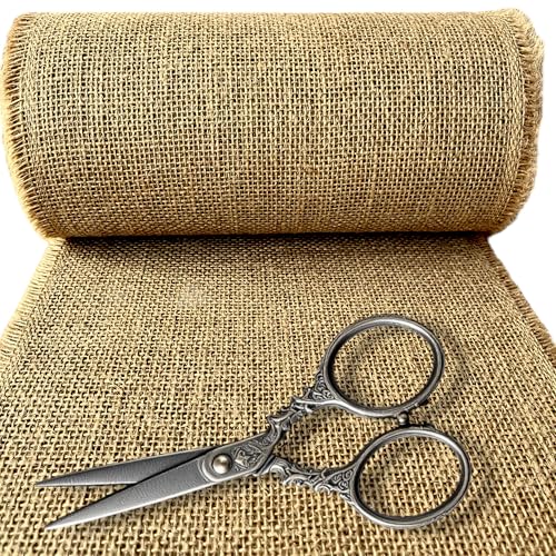 Jute Tischläufer Natur Läufer Juteband Tischband 25cm Breit 5m Läng von Roban Fashion