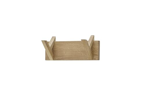 Robas Lund, Wand-/Garderobenleiste BANTRY, Eiche massiv, Natur geölt, 2 Haken, B/H/T: 30/13/12 cm von Robas Lund