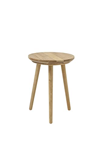 Robas Lund Garderobenhocker Eiche Massivholz, belastbar 50 kg, BxHxT 35x45x35 cm von Robas Lund