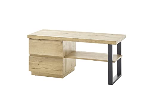 Robas Lund Garderobensitzbank in Eiche furniert, belastbar bis 80 kg, BxHxT 108x47x41 cm von Robas Lund