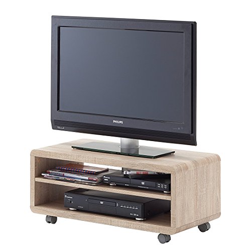 Robas Lund JEFF 7 TV-Board/Media-Board, MDF, ca. 79 x 35 x 39 cm, Eiche sägerau NB von Robas Lund