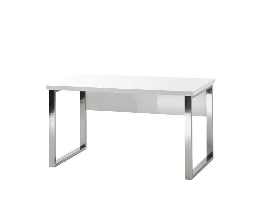 Robas Lund Schreibtisch weiß Hochglanz, Computertisch, Home Office Schreibtisch, BxHxT 140 x 70 x 76 cm Robas Lund Schreibtisch weiß Hochglanz, Computertisch, Home Office Schreibtisch, BxHxT 140 x 70 x 76 cm von Robas Lund