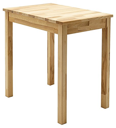 Robas Lund Tisch Esszimmertisch Massivholz Kernbuche, Alfons BxHxT 70 x 76 x 50 cm von Robas Lund