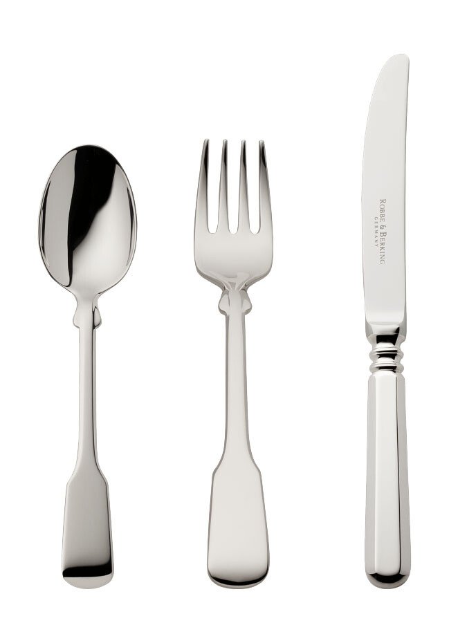3 tlg. Kinderbesteck Alt Spaten 925 Sterlingsilber von Robbe & Berking