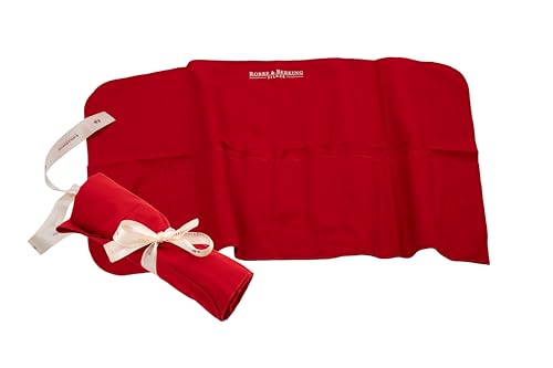 Robbe & Berking Bestecktasche aus Stoff. Aufbewahrung für versilberte und Silberne Bestecke. Schützt Silberbesteck vor Kratzern und kann das Anlaufen verhindern. (12 Menügabeln / 12 Menümesser) von Robbe & Berking