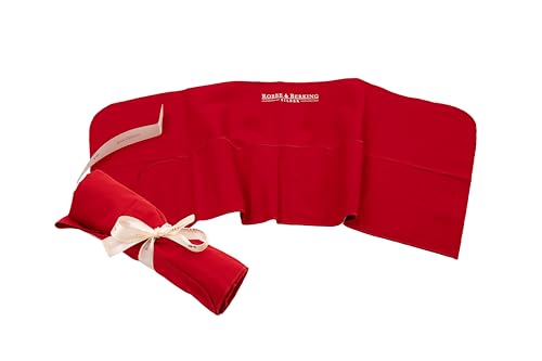 Robbe & Berking Bestecktasche aus Stoff. Aufbewahrung für versilberte und Silberne Bestecke. Schützt Silberbesteck vor Kratzern und kann das Anlaufen verhindern. (12 Kuchengabeln / 12 Kaffeelöffel) von Robbe & Berking