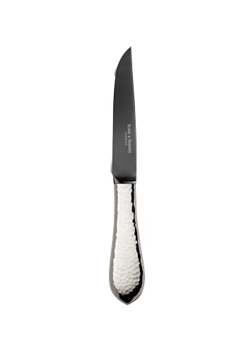 Robbe & Berking Martelé Steakmesser Frozen Black (150 g massiv versilbert) von Robbe & Berking