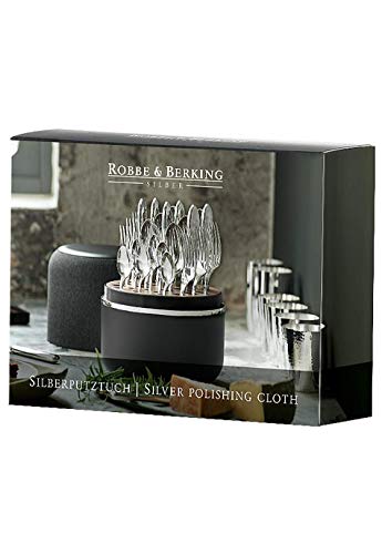 Robbe & Berking Silberpflegeserie - Silberpflegetuch für versilberte und Silberne Bestecke. Leichte Reinigung ohne das Silber anzugreifen. von Robbe & Berking
