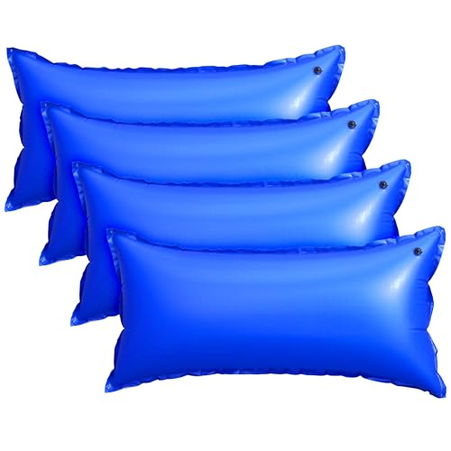 Robelle 1,2 m x 2,4 m, 4er-Pack, Premium-Poolkissen zum Überwintern von oberirdischen Pools, Premium-Doppelnähte, 0,42 mm Dickes Vinyl, einfacher zu bedienendes Boston-Ventil, 4 verstärkte Ösen, 15,2 Robelle 1,2 m x 2,4 m, 4er-Pack, Premium-Poolkissen zum Überwintern von oberirdischen Pools, Premium-Doppelnähte, 0,42 mm Dickes Vinyl, einfacher zu bedienendes Boston-Ventil, 4 verstärkte Ösen, 15,2 von Robelle