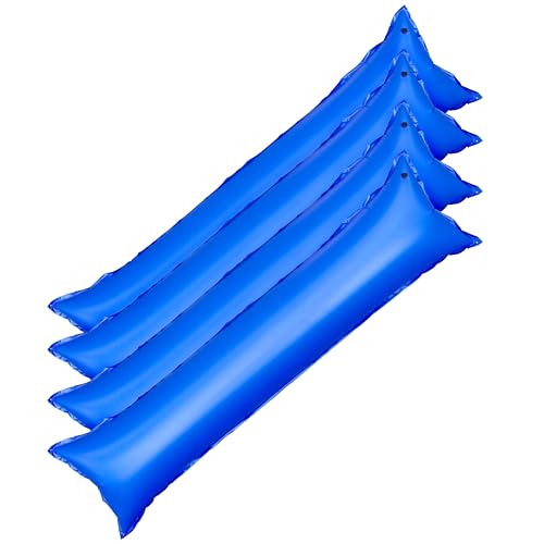 Robelle 1,2 m x 4,6 m, 4er-Pack Premium-Poolkissen zum Überwintern von oberirdischen Pools, Premium-Doppelnähte, 0,42 mm dickes Vinyl, einfacher zu bedienendes Boston-Ventil, 4 verstärkte Ösen, 15,2 m Robelle 1,2 m x 4,6 m, 4er-Pack Premium-Poolkissen zum Überwintern von oberirdischen Pools, Premium-Doppelnähte, 0,42 mm dickes Vinyl, einfacher zu bedienendes Boston-Ventil, 4 verstärkte Ösen, 15,2 m von Robelle