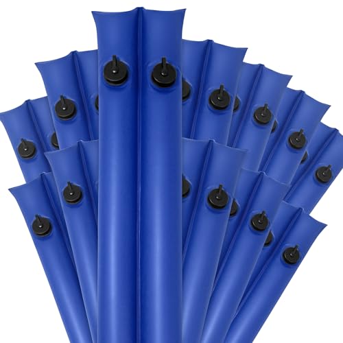 Robelle Doppelkammer-Poolabdeckungsgewichte, Doppelnähte, 0,25 mm Dickes Vinyl, übergroße Jumbo-Schraubventilkappe, Pool-Wasserbeutel, Wasserschläuche, 2,4 m, 12 Stück Robelle Doppelkammer-Poolabdeckungsgewichte, Doppelnähte, 0,25 mm Dickes Vinyl, übergroße Jumbo-Schraubventilkappe, Pool-Wasserbeutel, Wasserschläuche, 2,4 m, 12 Stück von Robelle