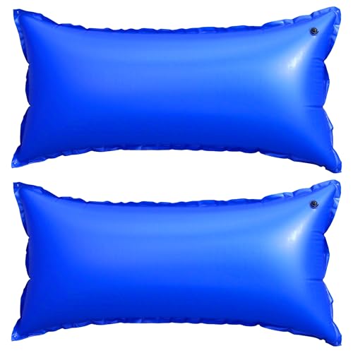 Robelle Premium-Poolkissen zum Überwintern von oberirdischen Pools, Premium-Doppelnähte, 42 mm Dickes Vinyl, einfach zu bedienendes Boston-Ventil, 4 verstärkte Ösen, 15,2 m Seil, 1,2 m x 2,4 m, 2 Robelle Premium-Poolkissen zum Überwintern von oberirdischen Pools, Premium-Doppelnähte, 42 mm Dickes Vinyl, einfach zu bedienendes Boston-Ventil, 4 verstärkte Ösen, 15,2 m Seil, 1,2 m x 2,4 m, 2 von Robelle