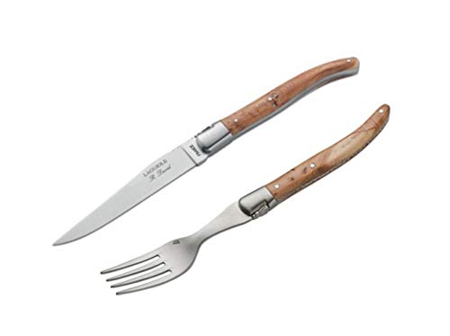 Robert David 09RD005 Wacholderholz Steakgabel, Edelstahl von Robert David