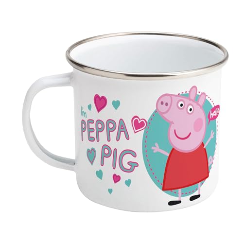 Peppa Pig Emaille-Tasse – Time to Party Design von Robert Frederick
