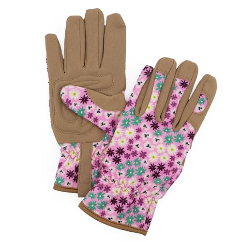 Robert Frederick Damen Gartenhandschuhe - Ditsy Mix Design - Einheitsgröße - gepolstert mit elastischen Bündchen von Robert Frederick