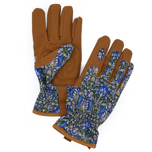Robert Frederick Damen Gartenhandschuhe - William Morris Design - Einheitsgröße - gepolstert mit elastischen Bündchen von Robert Frederick