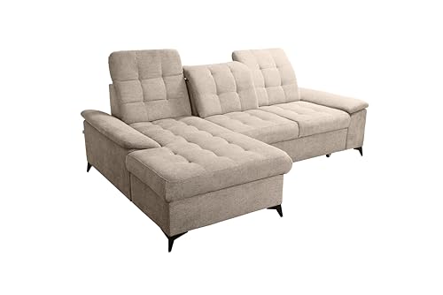 Robin Inspire Ecksofa Mit Schlaffunktion Bettkasten L Form Sofa Eckcouch Schlafcouch Freistehend Verstellbare Sitztiefe Rückenhöhe Neo Mini 257 x 172 x 90 cm Links Creme Robin Inspire Ecksofa Mit Schlaffunktion Bettkasten L Form Sofa Eckcouch Schlafcouch Freistehend Verstellbare Sitztiefe Rückenhöhe Neo Mini 257 x 172 x 90 cm Links Creme von Robin Inspire