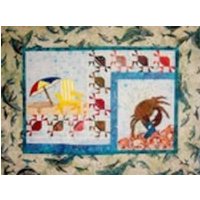 Kurzer Sand Strand Quilt Bom 3 - Muster Kickin' It in The Mit Krabbe Louie Kurzer Sand Strand Quilt Bom 3 - Muster Kickin' It in The Mit Krabbe Louie von RobinsQuiltNest