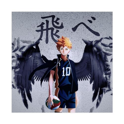 Robnik Anime Haikyuu Poster 87 Leinwand Poster Wandkunst Dekor Druck Bild Gemälde für Wohnzimmer Schlafzimmer Dekoration ungerahmt 30 x 30 cm von Robnik