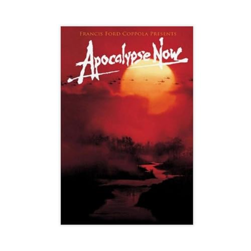 Robnik Klassische Filme Apocalypse Now Vintage Filmposter 5 Leinwand Poster Wandkunst Dekor Druck Bild Gemälde für Wohnzimmer Schlafzimmer Dekoration ungerahmt 30 x 45 cm von Robnik