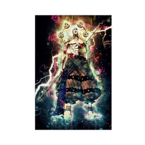 Robnik One Piece Theme Series Enel Anime Poster 14 Canvas Poster Wall Art Decor Print Picture Paintings for Living Room Bedroom Decoration Unframe 20x30inch(50x75cm) von Robnik