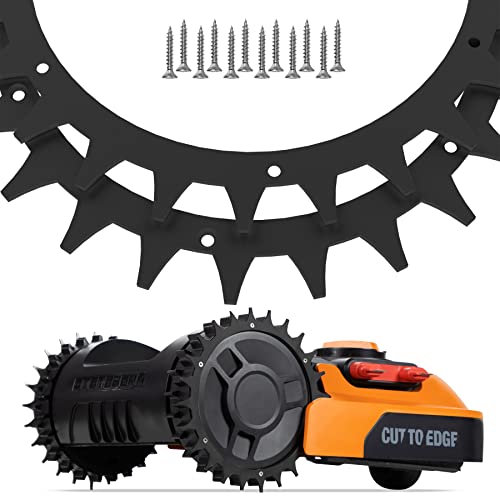 ROBO CLAWS Mähroboter Spikes aus Edelstahl für Modelle Premium Black Worx Landroid S & M, 3 mm, ⌀220 mm - Mähroboter Zubehör mit 12 x Edelstahlschrauben, Spikes entgratet ROBO CLAWS Mähroboter Spikes aus Edelstahl für Modelle Premium Black Worx Landroid S & M, 3 mm, ⌀220 mm - Mähroboter Zubehör mit 12 x Edelstahlschrauben, Spikes entgratet von ROBO CLAWS