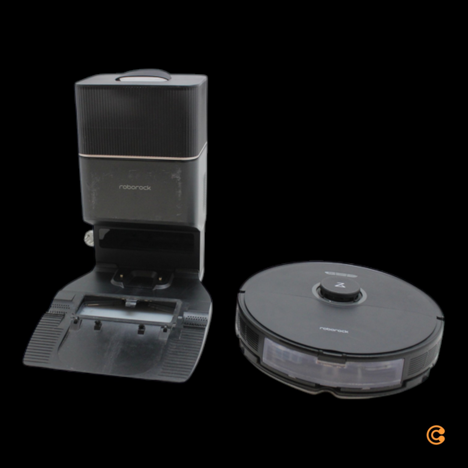 D-Ware Roborock S8+ Black Saug Und Wischroboter Schwarz Kompatibel Mit Defektware von Roborock