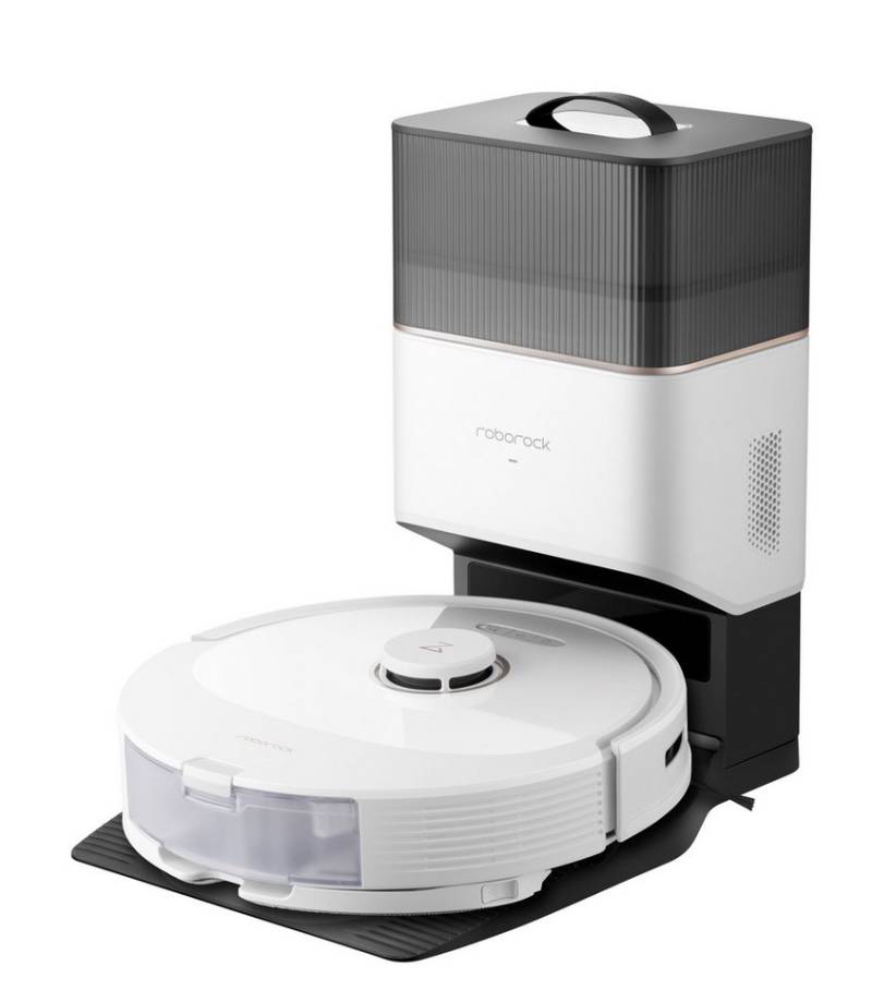 Roborock Nass-Trocken-Saugroboter Roborock Q8 Max+, Beutellos mit waschbarem Filter, Mit Selbstreinigungsfunktion von Roborock