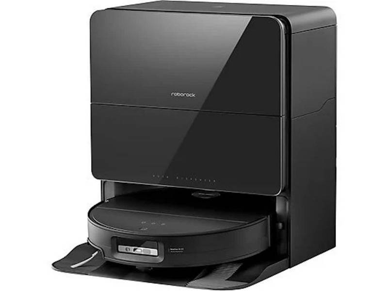 Roborock Nass-Trocken-Saugroboter Roborock Saros 10 Saugroboter mit Dual Anti-Tangle System&Dock Schwarz, mit Beutel, AdaptiLift™ Chassis als Branchenpremiere von Roborock