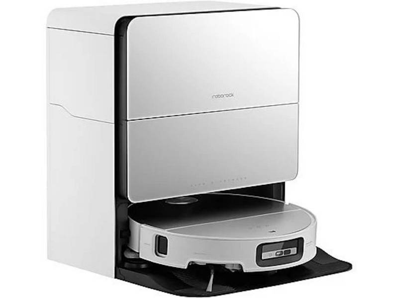 Roborock Nass-Trocken-Saugroboter Roborock Saros 10 Saugroboter mit Dual Anti-Tangle System & Dock Weiß, mit Beutel, AdaptiLift™ Chassis als Branchenpremiere von Roborock