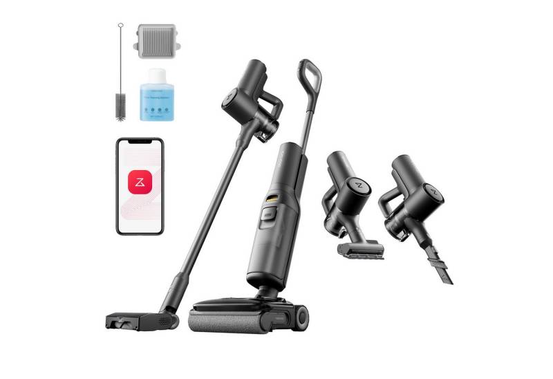 Roborock Nass-Trocken-Akkusauger roborock F25 GT(Upgrade von F25 RT), F25 RT Nass-Trocken-Staubsauger 20.000 Pa( Upgrade von F25 GT)Kantenreinigung von Roborock