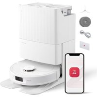 Roborock Qrevo Pro Saugroboter mit Wischfunktion&Hebarem Wischmopp, FlexiArm Design™ Kantenreinigung, 7.000 Pa, 60 °C Heißwasser-Moppwäsche, von Roborock