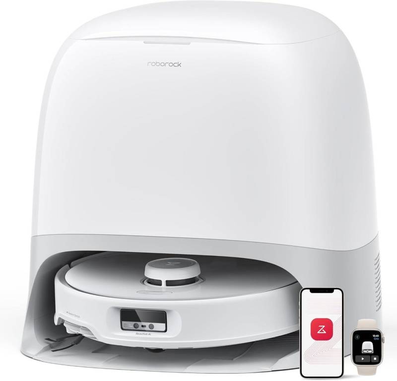 Roborock Saugroboter Curv Saugroboter mit Wischfunktion&Hebarem Wischmopp, 18.500Pa, 75℃ Heißwasser-Moppwäsche Roborock Saugroboter Curv Saugroboter mit Wischfunktion&Hebarem Wischmopp, 18.500Pa, 75℃ Heißwasser-Moppwäsche von Roborock