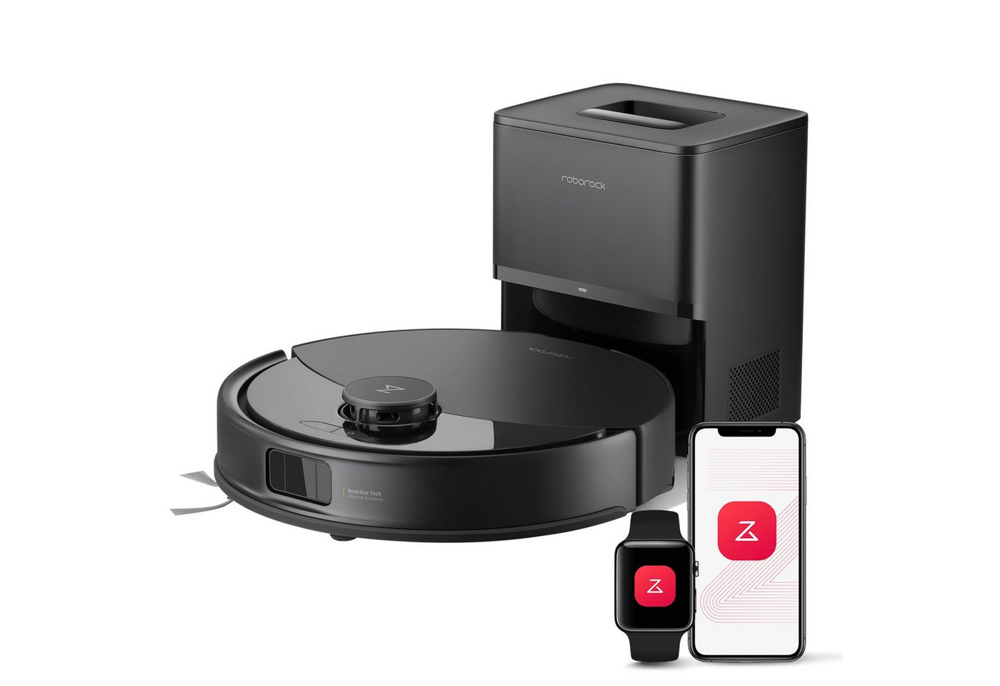 Roborock Saugroboter Q10 PF&Q10 PF+(Upgrade von Q5 Max+/Q8 MAX+/Q8 MAX/S8), 45 W, PreciSense® LiDAR-Navigation, Roborock App, ReactiveTech-Hindernisvermeidung, 10000 Pa, Dual Anti-Tangle-System, 5200 mAh von Roborock