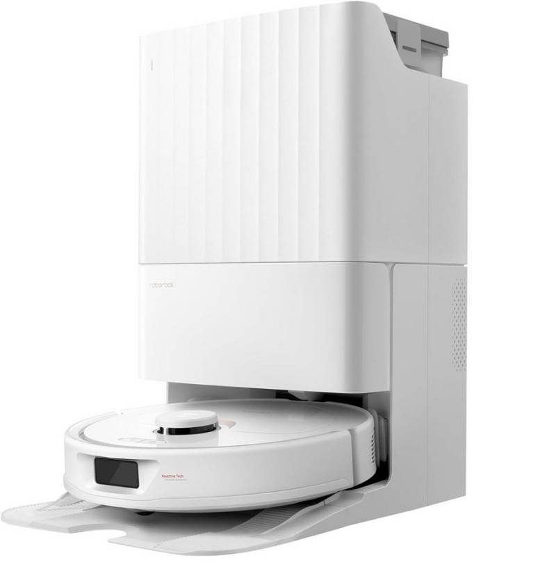 Roborock Saugroboter Qrevo pro 60°C-Heißwasser-Moppwäsche(Upgrade von Qrevo S/S7 MAX), FlexiArm Design™ Kantenwischsystem, Warmlufttrocknung, Zwei rotierende Mopps, Smarte Vorschläge für Sperrzonen, Intelligentes Waschen und Wischen, 98,8% Ecken und Kantenreinigung von Roborock