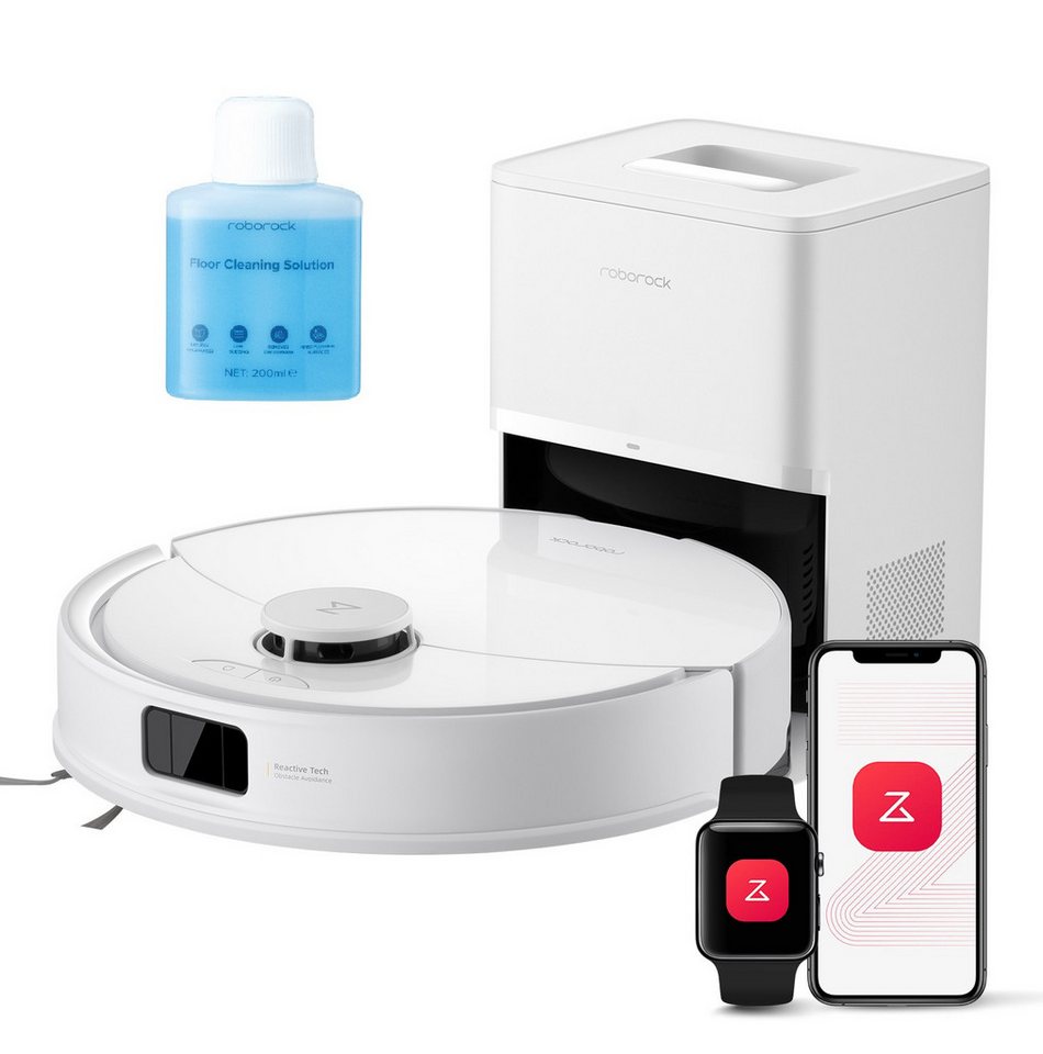 Roborock Saugroboter Q10 PF&Q10PF+(Upgrade von Q5 Max+/Q8 MAX), 10000 Pa, Dual Anti-Tangle-System, ReactiveTech-Hindernisvermeidung, 5200 mAh, PreciSense® LiDAR-Navigation, Roborock App(Q8 max Aktualisierung) von Roborock