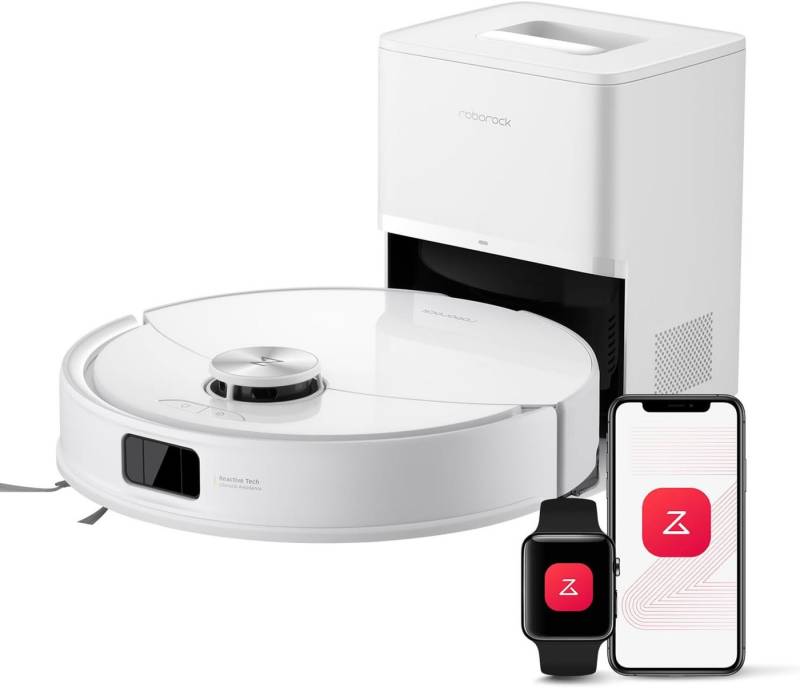 Roborock Saugroboter Q10 S5+ Saugroboter mit Wischfunktion, 10.000 Pa HyperForce Saugkraft, (Upgrade von S8 Plus)Auto Lifting Mopping,Dual Anti-Tangle System von Roborock